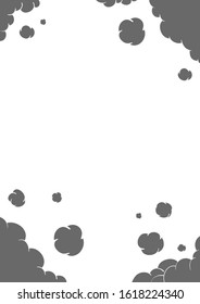 The concept of air pollution, pm 2.5 and black smoke.vector illustration.