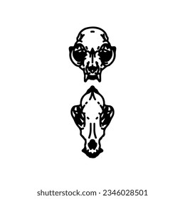concept animal skull vector illustration