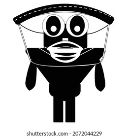 concept animation cartoon design and icon illustration