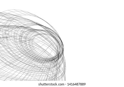 concept architecture 3d vector illustration