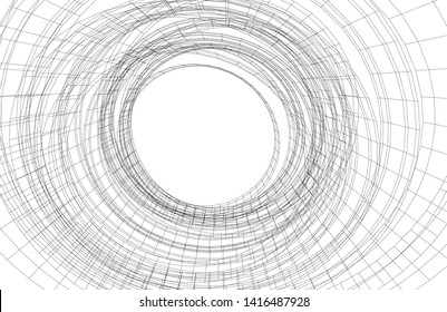 concept architecture 3d vector illustration