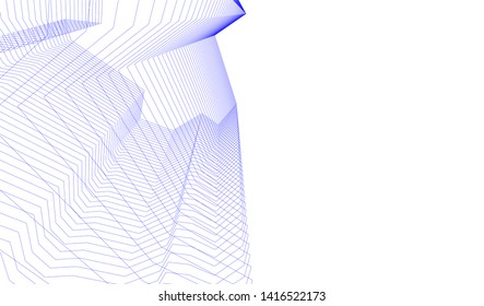 concept architecture 3d vector illustration