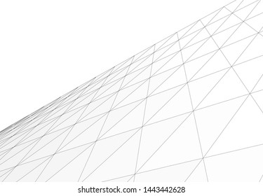 concept architecture 3d vector illustration