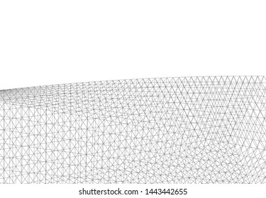 concept architecture 3d vector illustration