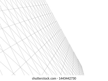 concept architecture 3d vector illustration