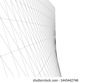 concept architecture 3d vector illustration