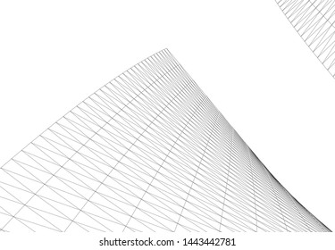 concept architecture 3d vector illustration