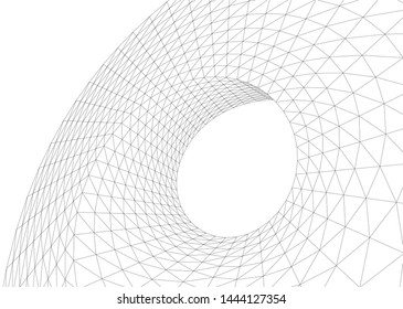 concept architecture 3d vector illustration