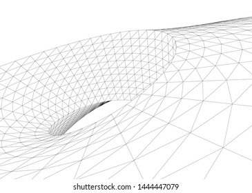 concept architecture 3d vector illustration