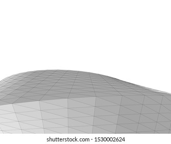 concept architecture, 3d vector illustration.