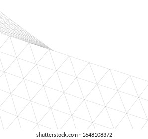 arquitectura conceptual Ilustración vectorial 3d