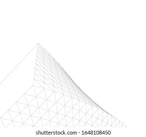 concept architecture 3d vector illustration