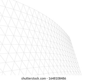 concept architecture 3d vector illustration