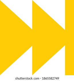 Concept Arrow Illustration for Fast Forward and Next 