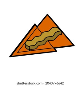 Concepto artístico para hacer el logo de la comida