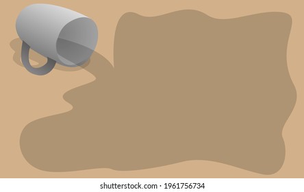 
Concept art Spilled water for copy space , copy space water