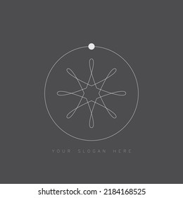 Vector de arte conceptual, logotipo de marca.