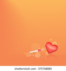 The concept for the background. Drugs suck life