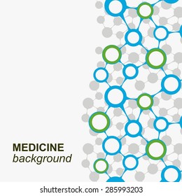 Concept background with integrated metaballs for Business Company, medical, healthcare, network, connect, social media and global concepts.