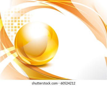 Concept background with sphere