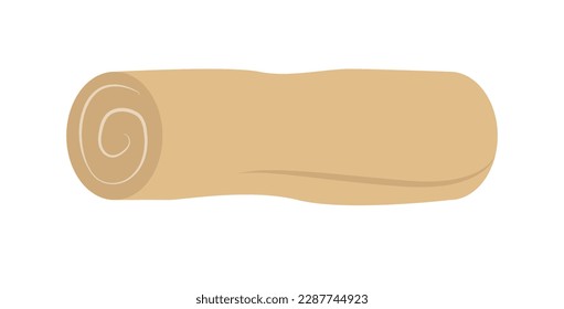 Toalla de accesorios de baño de diseño. Presentando una cautivadora ilustración vectorial plana diseñada para el uso de la web, este imaginativo concepto de caricatura resalta los accesorios de baño . Ilustración vectorial.