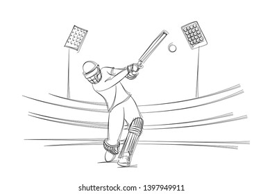 Cricket Drawing Images, Stock Photos & Vectors | Shutterstock