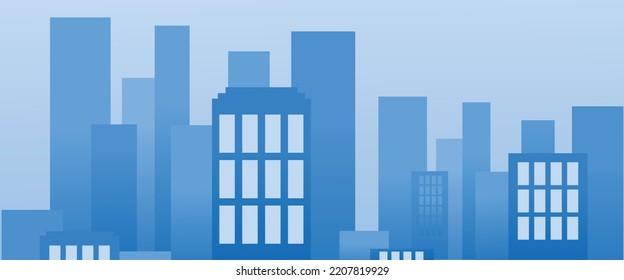 Concept of big building vector illustration design
