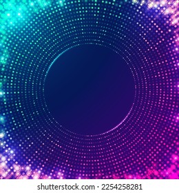 concept of big data or digital transformation technology, graphic of futuristic technology background