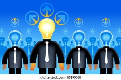 the concept of the birth of ideas in a team