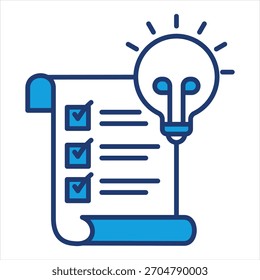 Ilustração do vetor de ícone azul do conceito