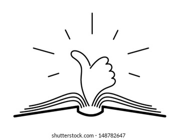 The concept of the book pages and like.