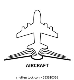 The concept of the book pages and the plane.