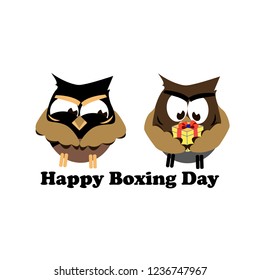 Concept for Boxing Day on isolated background, vector illustration