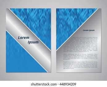 The concept of brochures, booklets, flyers. Blank layout for ads or commercials. Information Sheet. Vector illustration.
