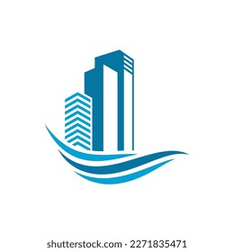 concept of Building  Logo Vector Icon Illustration Design