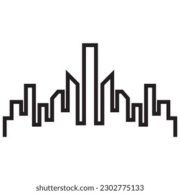 concept of Building Logo Vector Icon Illustration Design