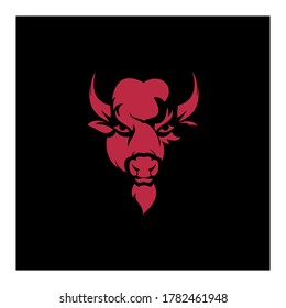 el concepto del logotipo del toro