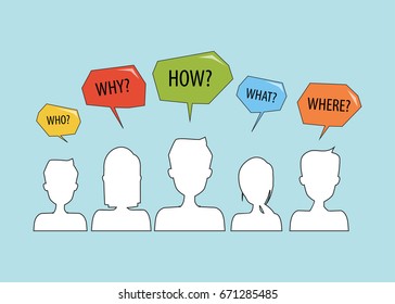 Concept Business Brainstorming Infographic Business People Stock Vector ...