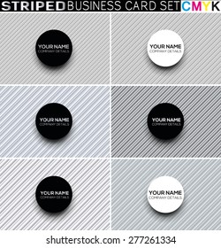 concept business card set (CMYK)