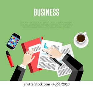 Concept for business idea, startup.