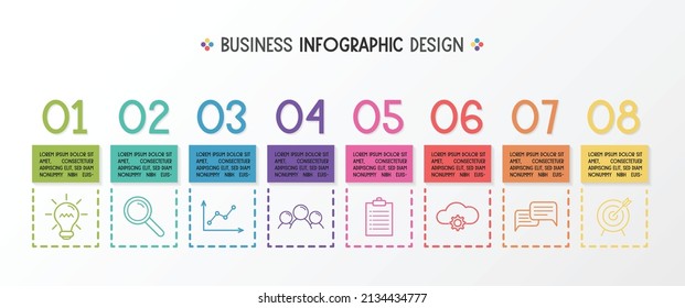 Concept of business infograph with options. Vector