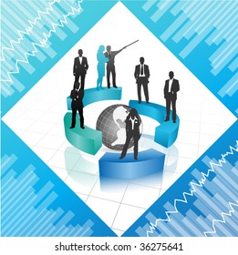 Concept of business people