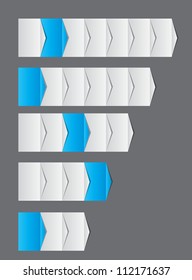 concept of  business process improvements chart. Vector illustration