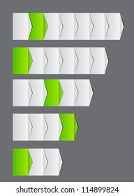 concept of  business process improvements chart. Vector illustration