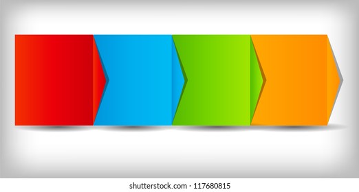 concept of  business process improvements chart. Vector illustration