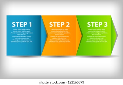 concept of  business process improvements chart. Vector illustration