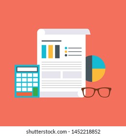 Concept business strategy. Analysis data and Investment. Business success