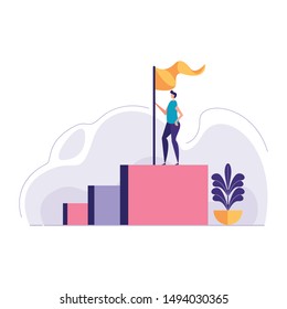 Concept of Business Success vector