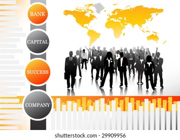 Concept of business team