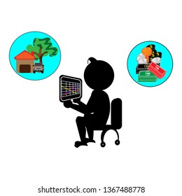 Concept business vector illustration